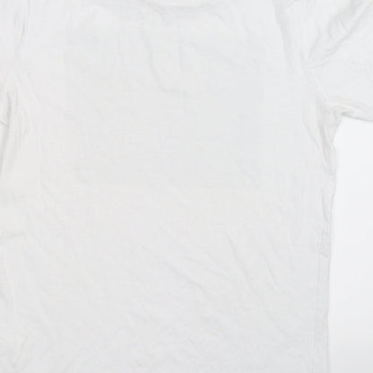 Kiabi Boys White   Basic T-Shirt Size XS  - Slow Life