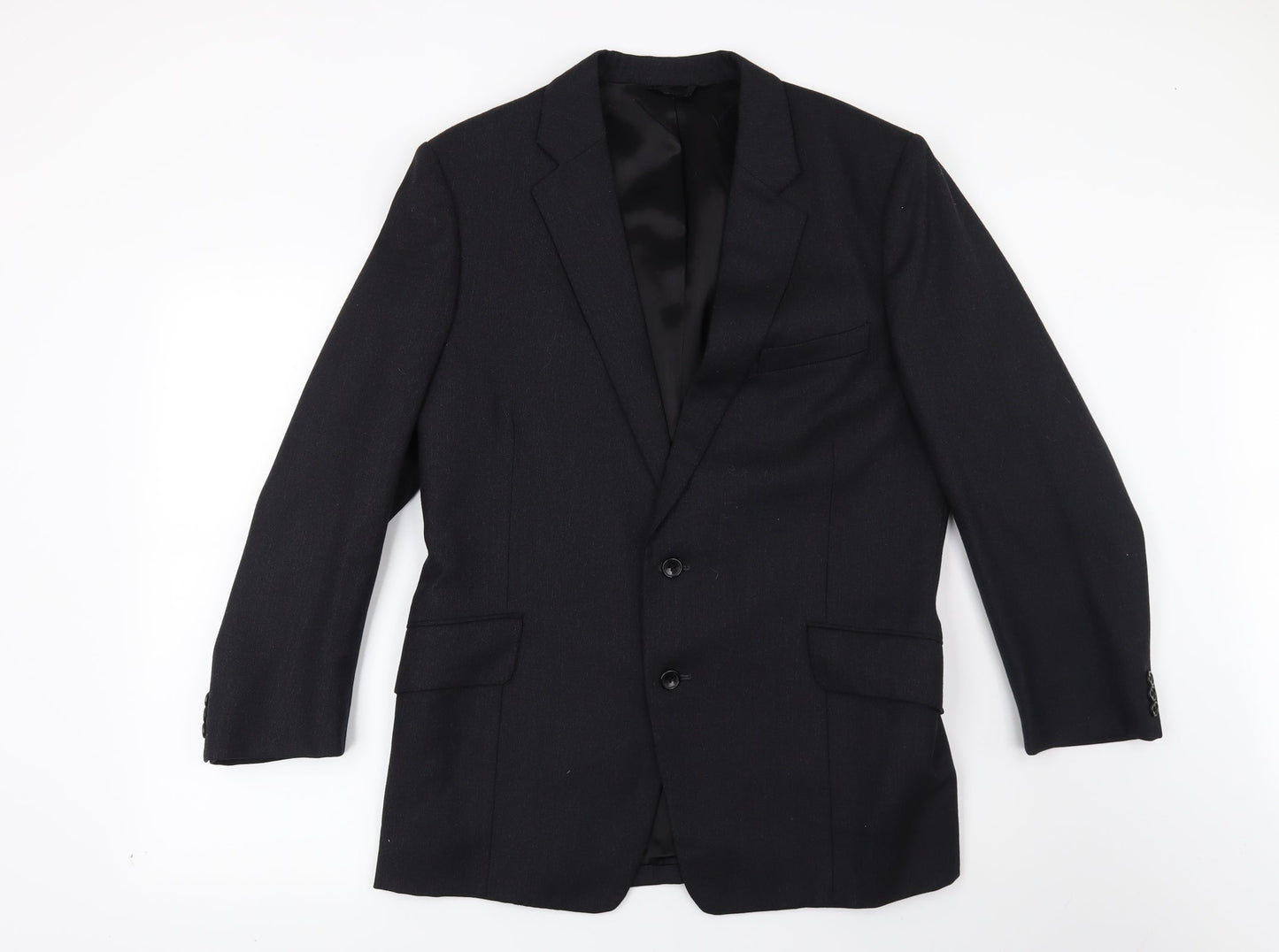 Mens UK Size 38 Preworn Regular Blue Suit Jacket