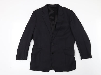 Mens UK Size 38 Preworn Regular Blue Suit Jacket