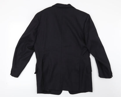 Mens UK Size 38 Preworn Regular Blue Suit Jacket
