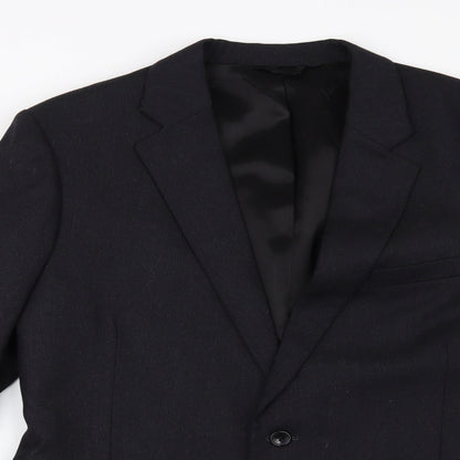 Mens UK Size 38 Preworn Regular Blue Suit Jacket