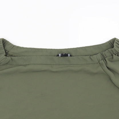 New Look Girls Green   Basic Blouse Size 12 Years