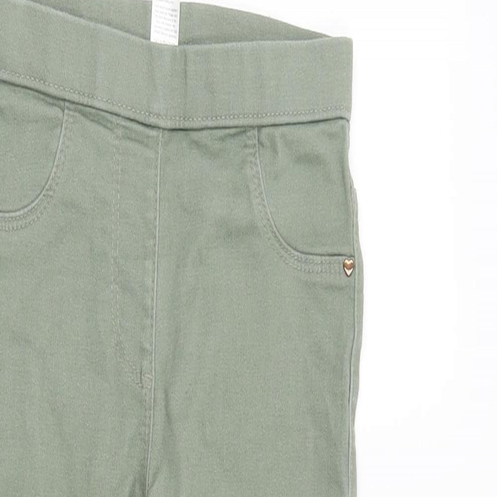 George Girls Green   Jegging Jeans Size 6-7 Years