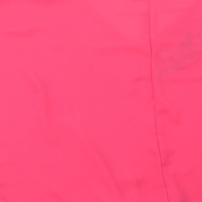 Womens UK Size M Preworn Pink Basic Blouse