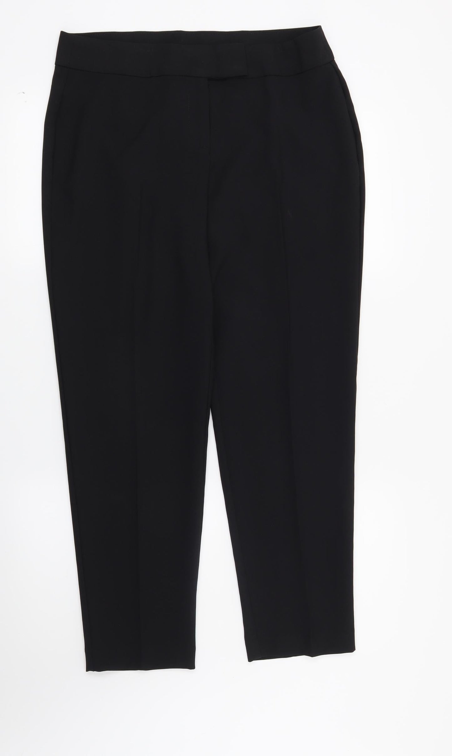 George Womens Black   Trousers  Size 12 L27 in