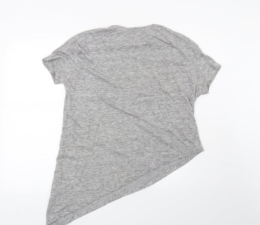 Womens UK Size 14 Atmosphere Grey Basic T-Shirt