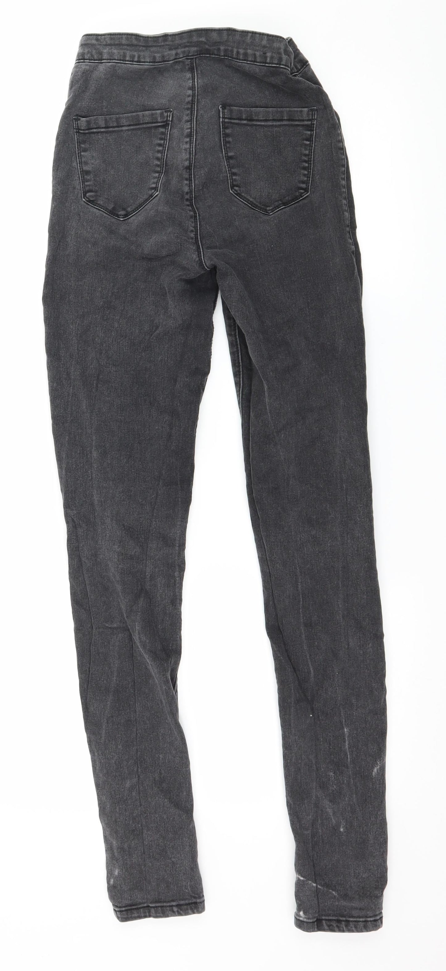 Rock & Rev Womens Grey  Denim Skinny Jeans Size 8 L30 in