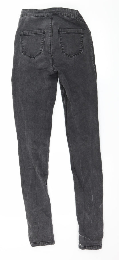 Rock & Rev Womens Grey  Denim Skinny Jeans Size 8 L30 in