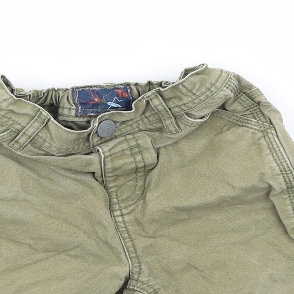 TU Boys Green   Cargo Trousers Size 18-24 Months