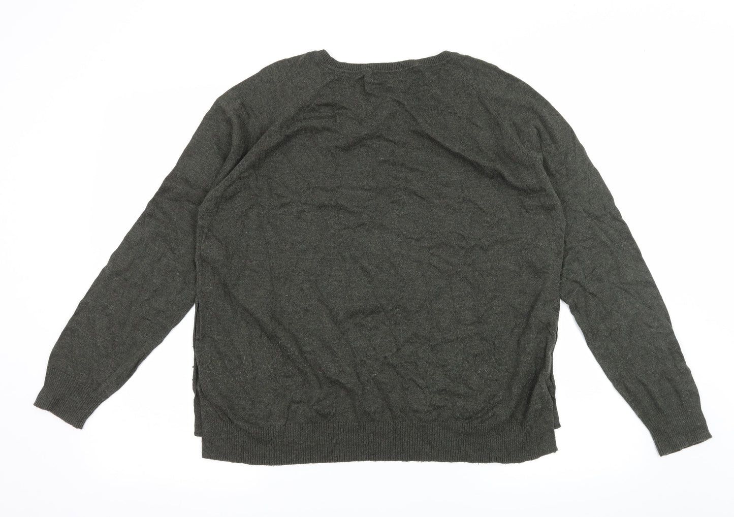 Marks and Spencer Womens Green  Knit Pullover Jumper Size L