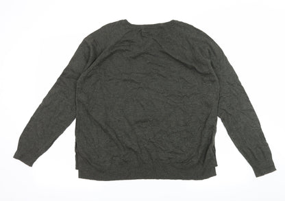 Marks and Spencer Womens Green  Knit Pullover Jumper Size L
