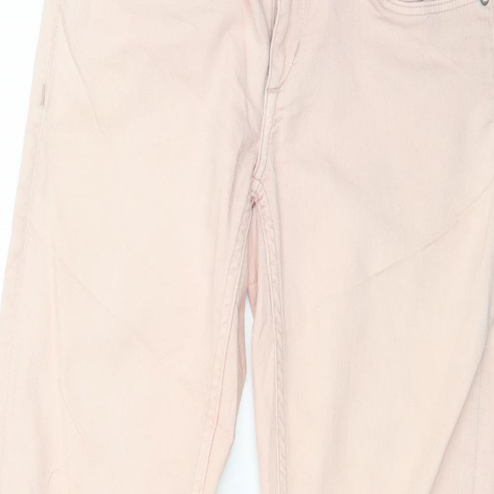 Womens UK Size 27 in H&M Regular Fit Skinny Pink Jeans
