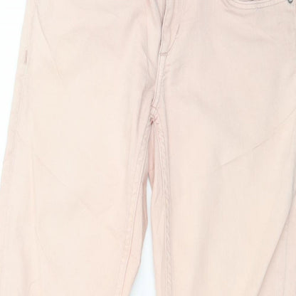 Womens UK Size 27 in H&M Regular Fit Skinny Pink Jeans