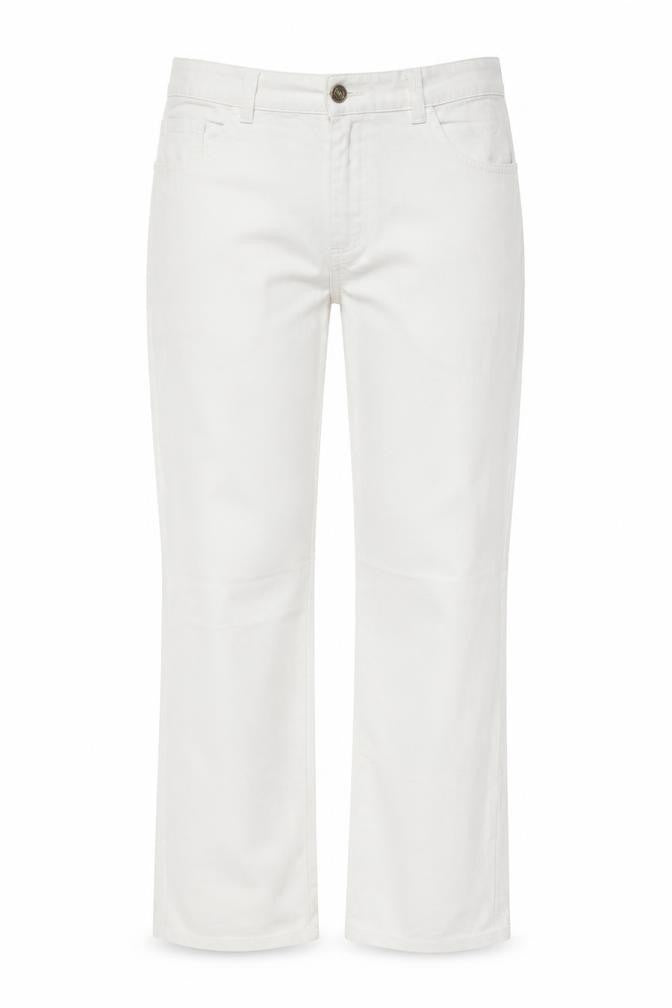 Womens UK Size 28 in C&A Regular Fit Straight White Jeans