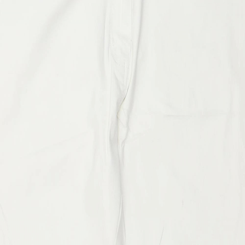 C&A Womens White  Denim Straight Jeans Size 28 in L27 in