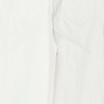 C&A Womens White  Denim Straight Jeans Size 28 in L27 in