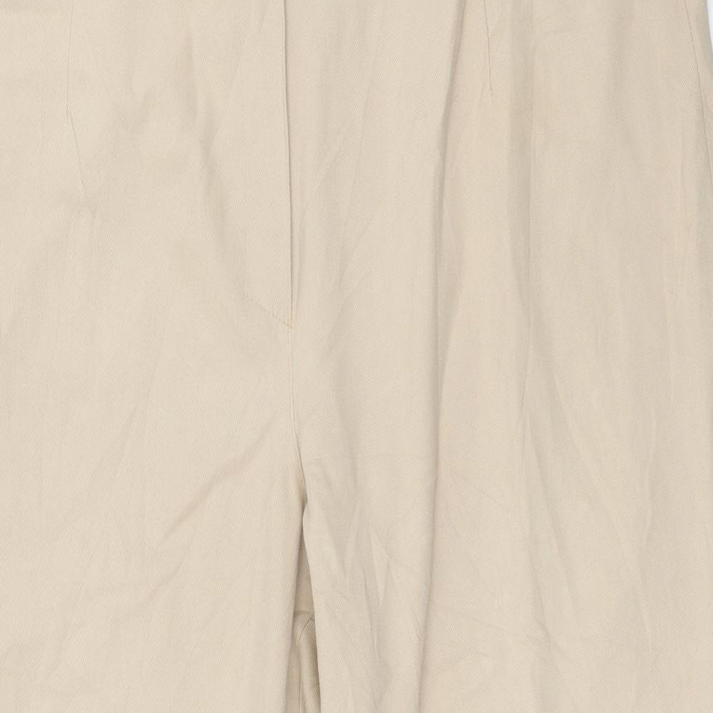 Womens UK Size 36 in Preworn Regular Fit  Beige Trousers