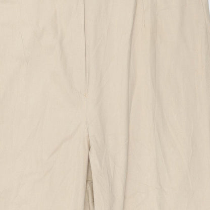Womens UK Size 36 in Preworn Regular Fit  Beige Trousers