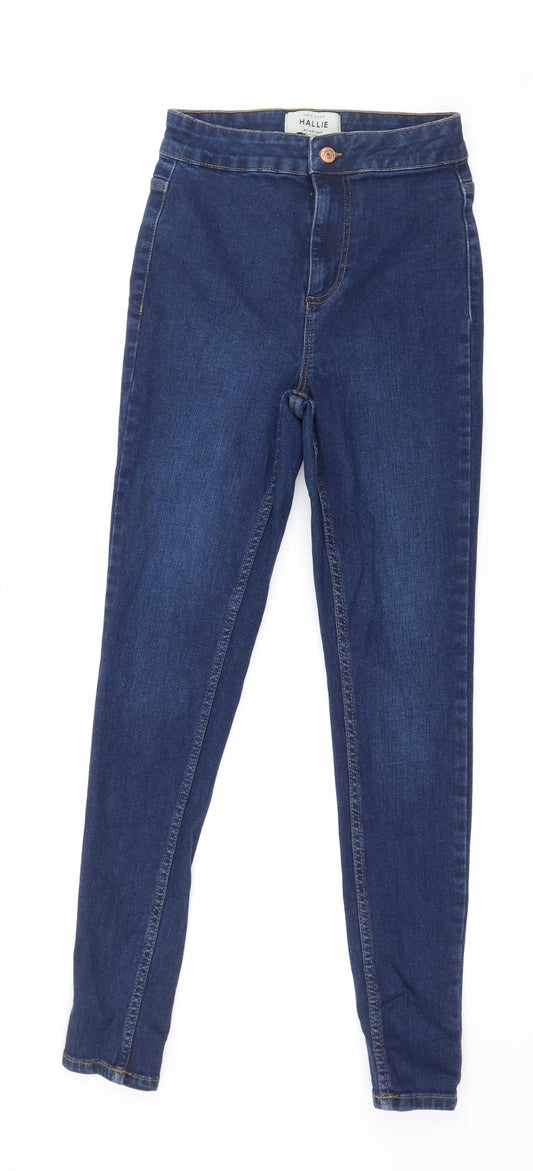 New Look Womens Blue  Denim Skinny Jeans Size 8 L28 in