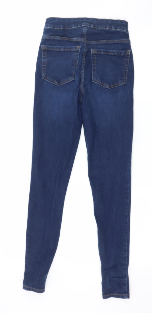 New Look Womens Blue  Denim Skinny Jeans Size 8 L28 in