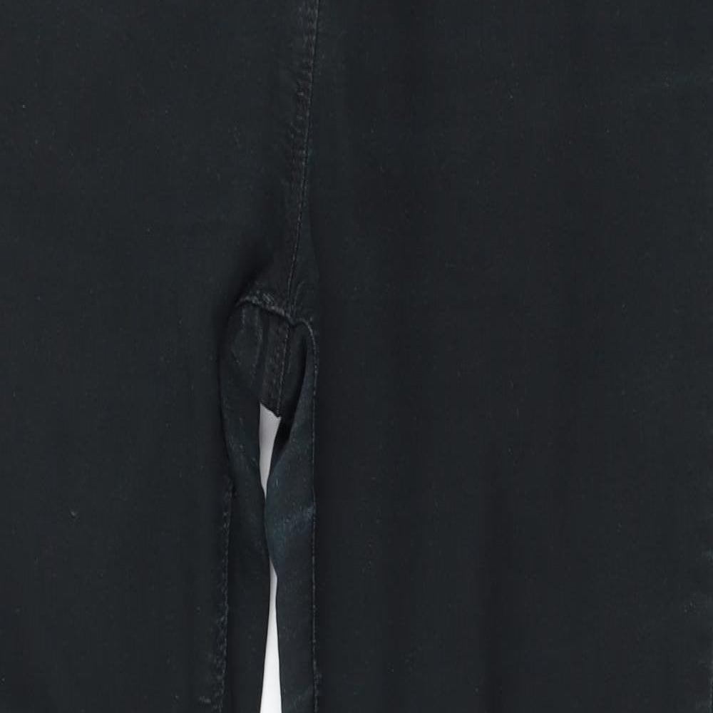 Matalan Womens Black  Denim Skinny Jeans Size 12 L26 in