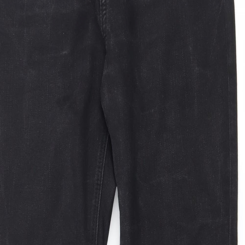 George Womens Black  Denim Skinny Jeans Size 10 L29 in