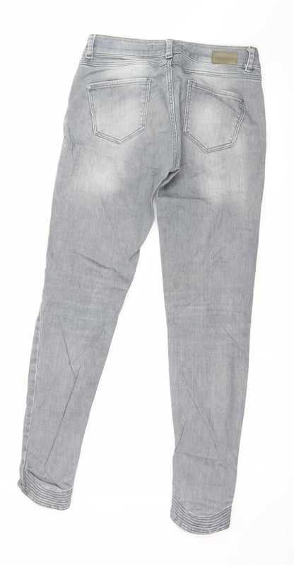 Zara Womens Grey  Denim Skinny Jeans Size 6 L29 in