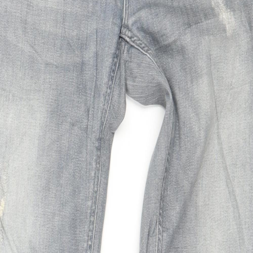 Zara Womens Grey  Denim Skinny Jeans Size 6 L29 in