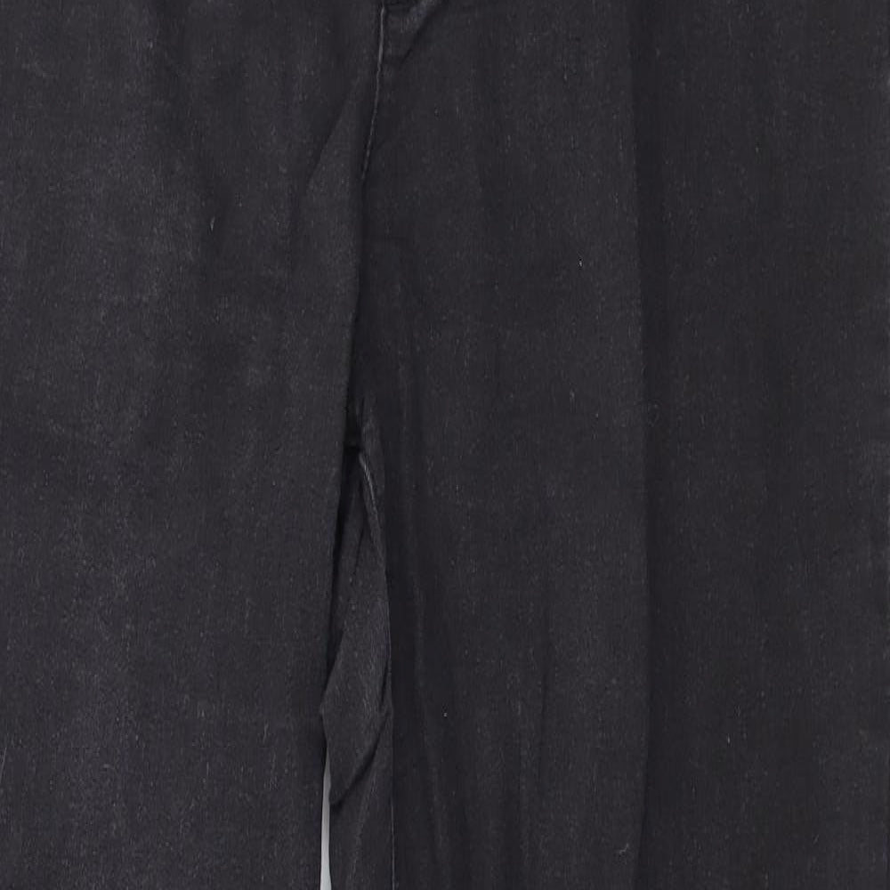 Denim & Co. Womens Grey  Denim Jegging Jeans Size 14 L30 in