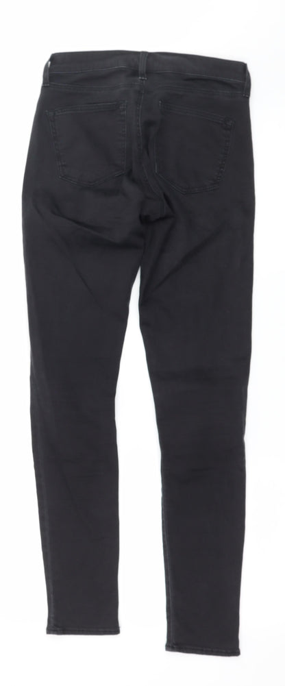 Topshop Womens Black  Denim Skinny Jeans Size 26 in L32 in