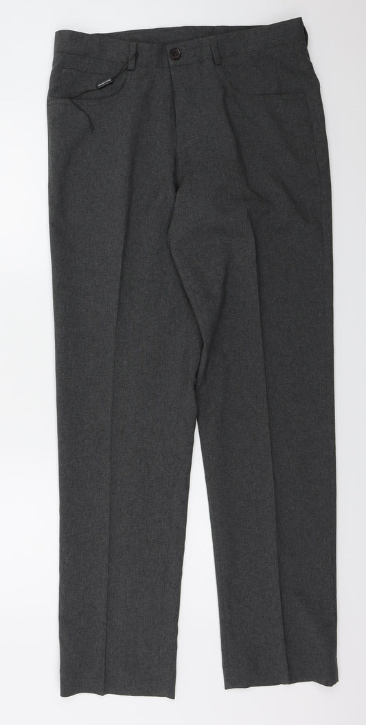 Womens UK Size 32 in Taylor & Wright Regular Fit  Grey Trousers