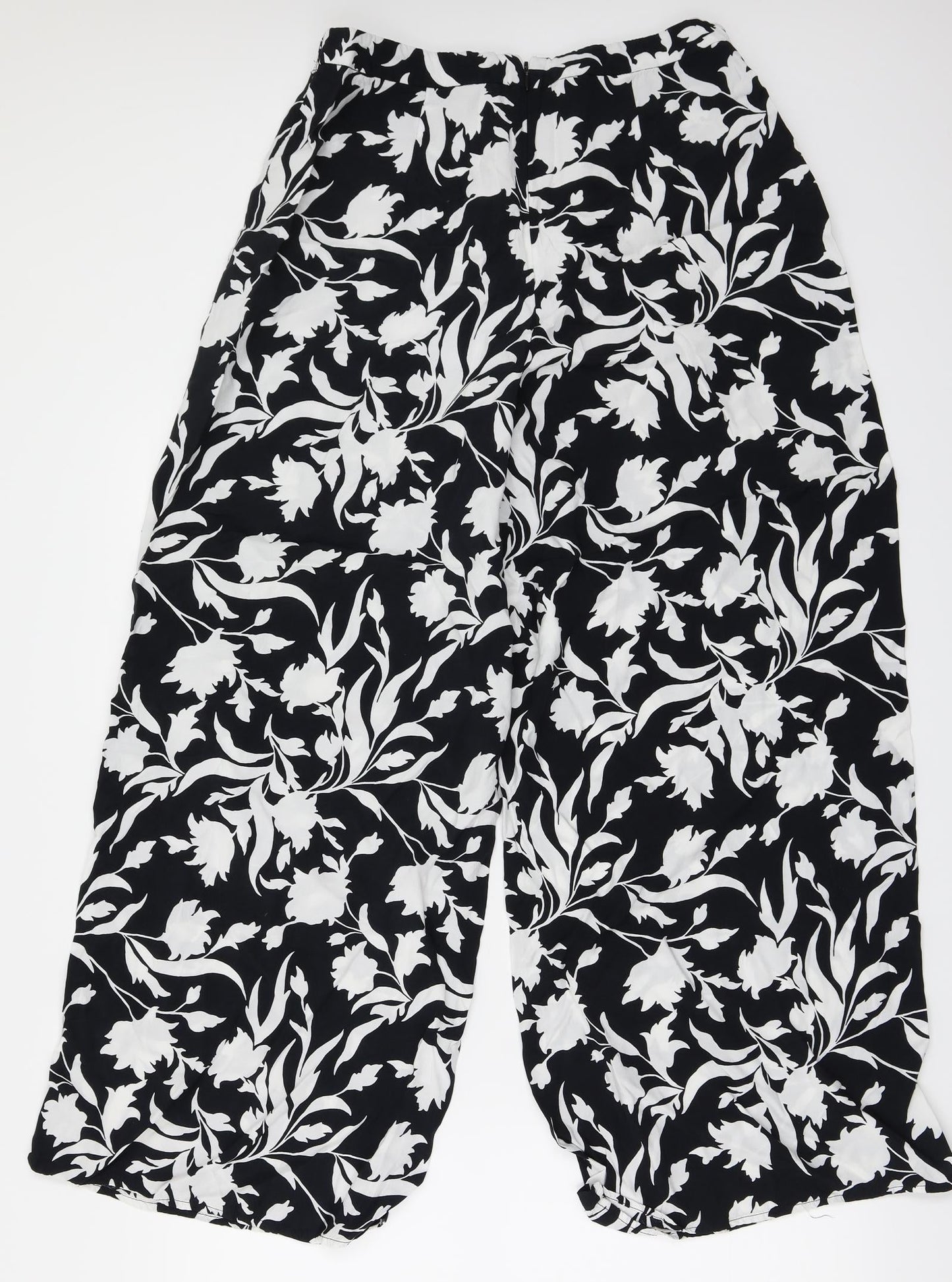 Womens UK Size 30 in Preworn Regular Fit  Black Trousers