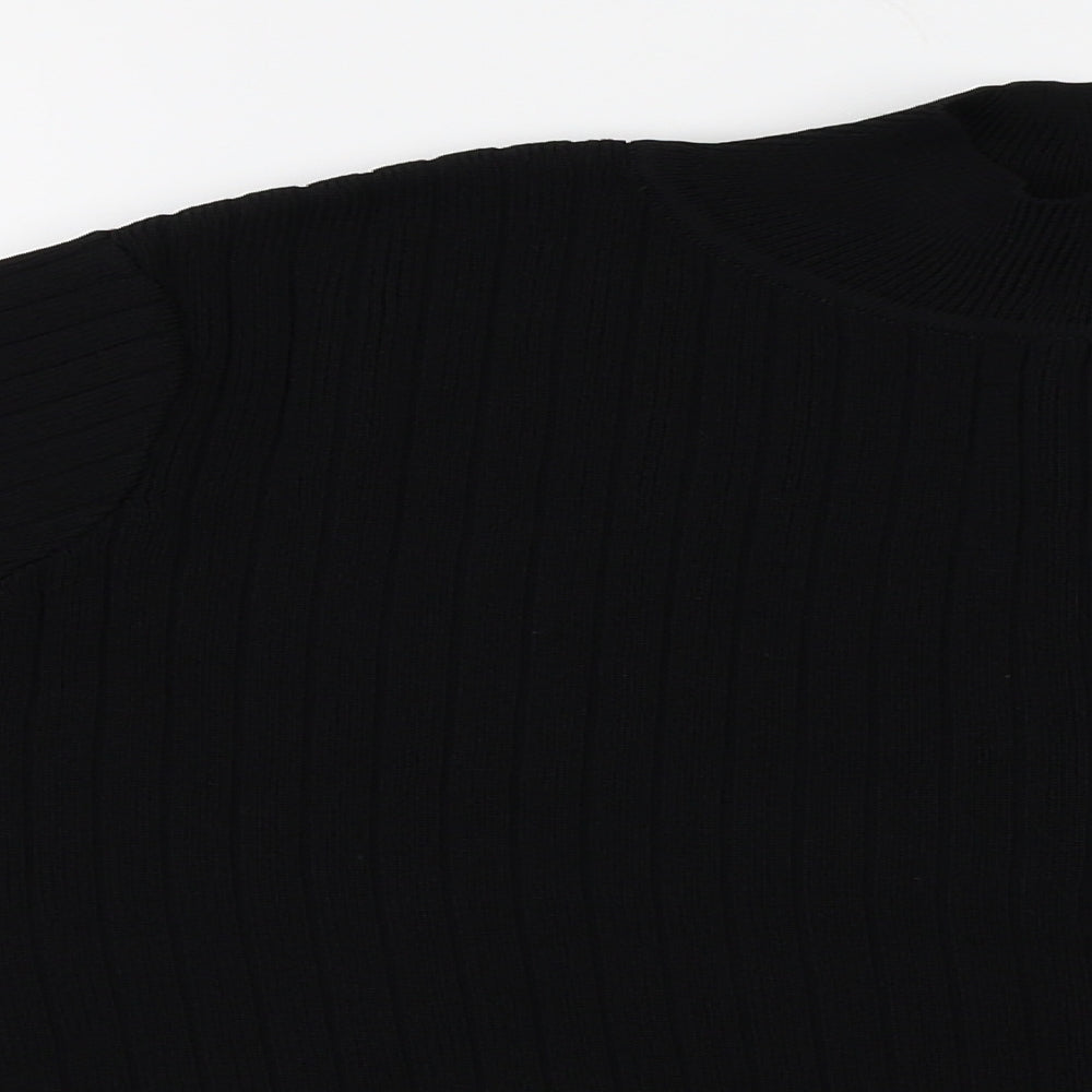 Warehouse  Womens Black   Pullover Jumper Size 12