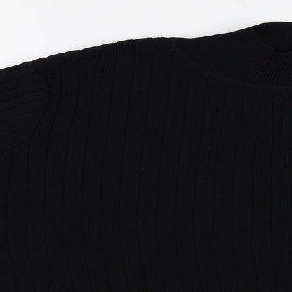 Warehouse  Womens Black   Pullover Jumper Size 12