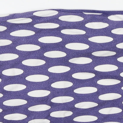 Eddie & Ella  Girls Purple Polka Dot  Basic T-Shirt Size 18-24 Months