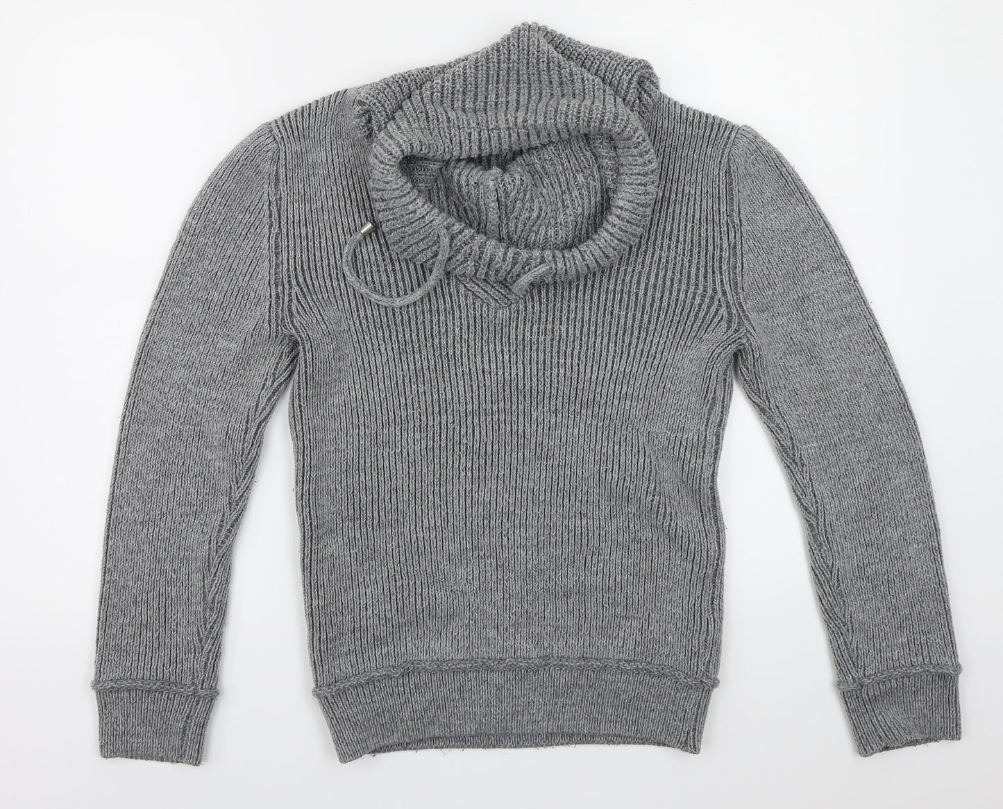 Grin&Bear  Womens Grey   Pullover Jumper Size S