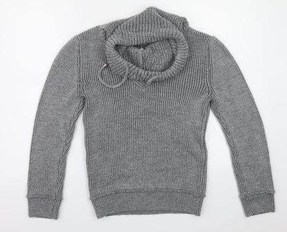 Grin&Bear  Womens Grey   Pullover Jumper Size S