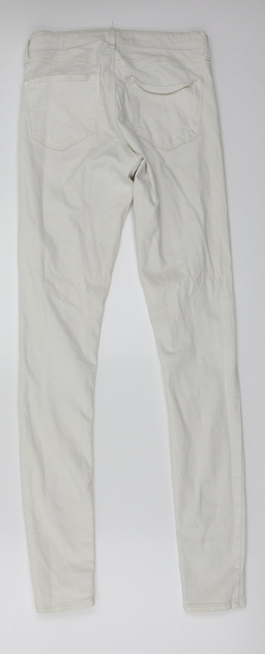 Topshop  Womens White   Skinny Jeans Size 26 in L34 in