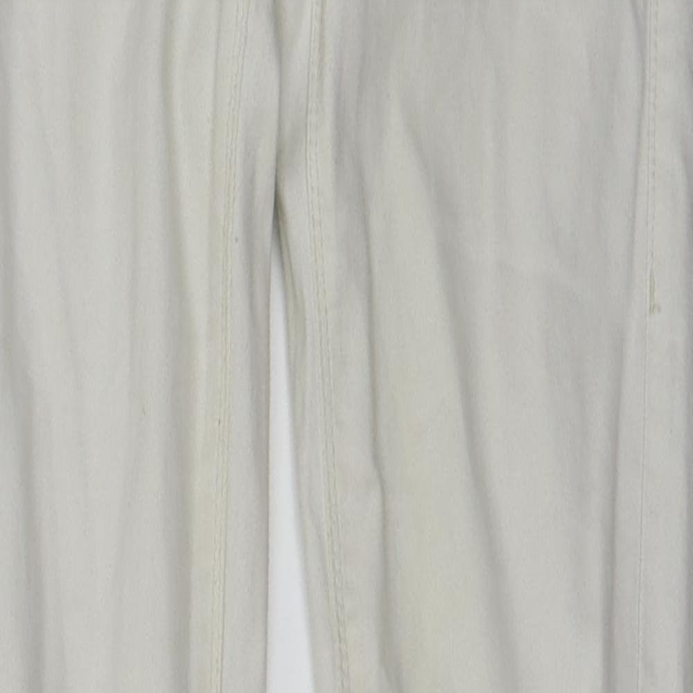 Topshop  Womens White   Skinny Jeans Size 26 in L34 in