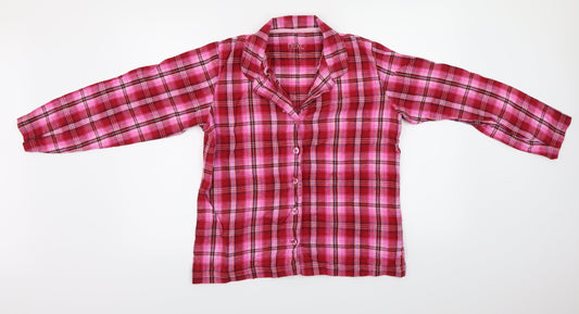 Womens UK Size M NEXT Pink Basic Button-Up