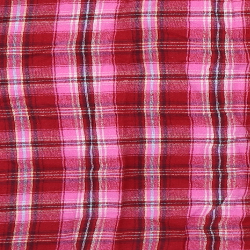Womens UK Size M NEXT Pink Basic Button-Up