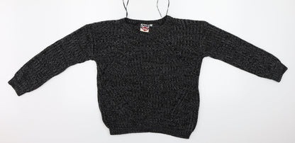 Lee Cooper  Womens Black   Pullover Jumper Size 10
