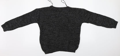 Lee Cooper  Womens Black   Pullover Jumper Size 10
