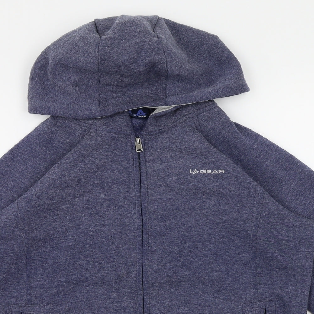 LA Gear  Womens Blue   Full Zip Jumper Size 10