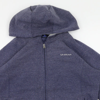 LA Gear  Womens Blue   Full Zip Jumper Size 10
