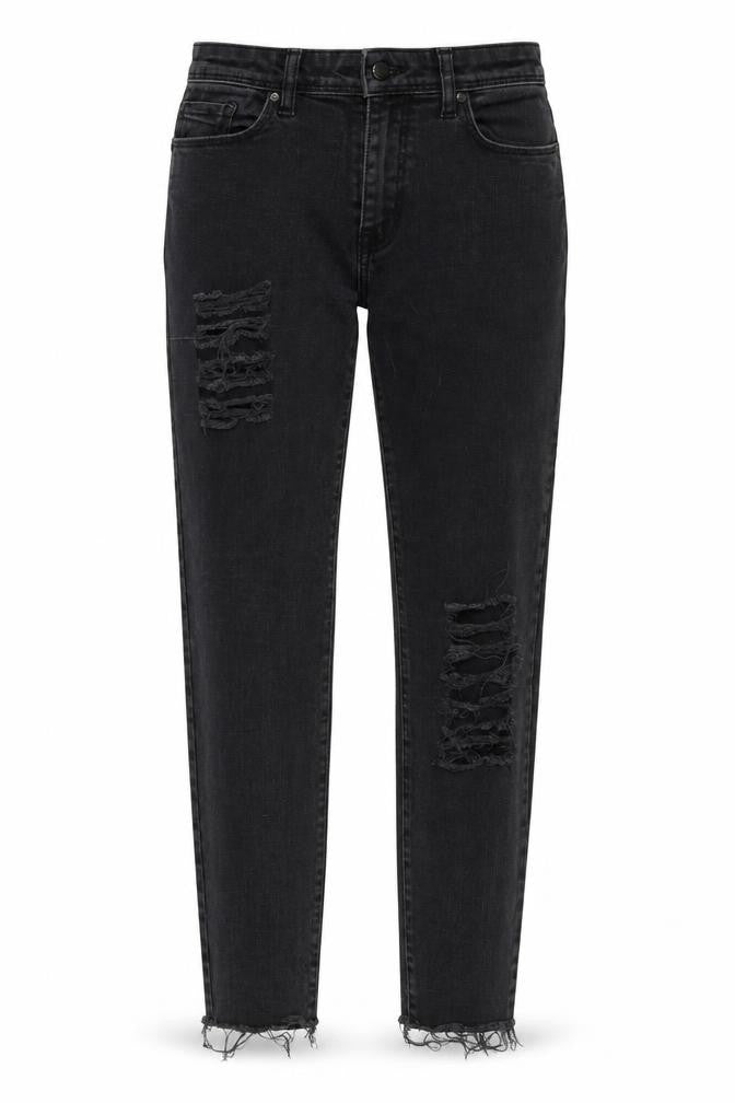 Womens UK Size 10 NEXT Regular Fit Straight Grey Jeans