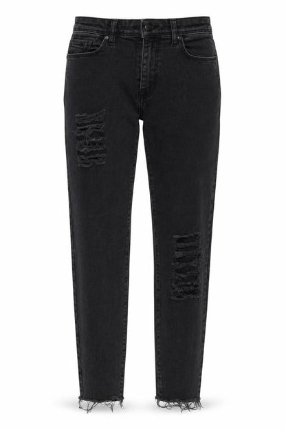 Womens UK Size 10 NEXT Regular Fit Straight Grey Jeans