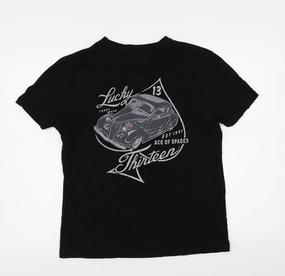 hiclol Womens Black   Basic T-Shirt Size M
