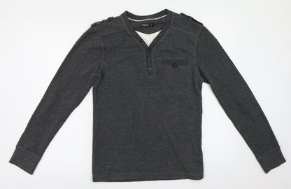 Peacocks  Womens Grey   Pullover Jumper Size S