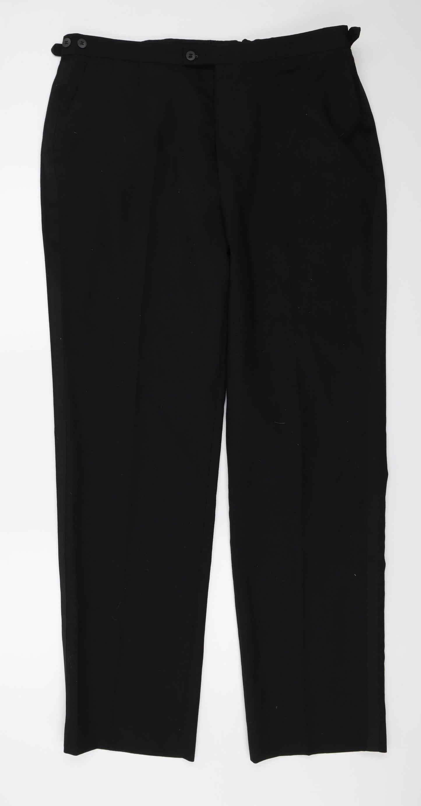 Womens UK Size 36 in Preworn Regular Fit  Black Trousers